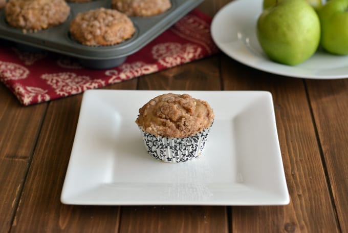 Did you pick apples yet this season? These apple crumb muffins use fresh apples. This is a great muffin recipe to use your apple supply.