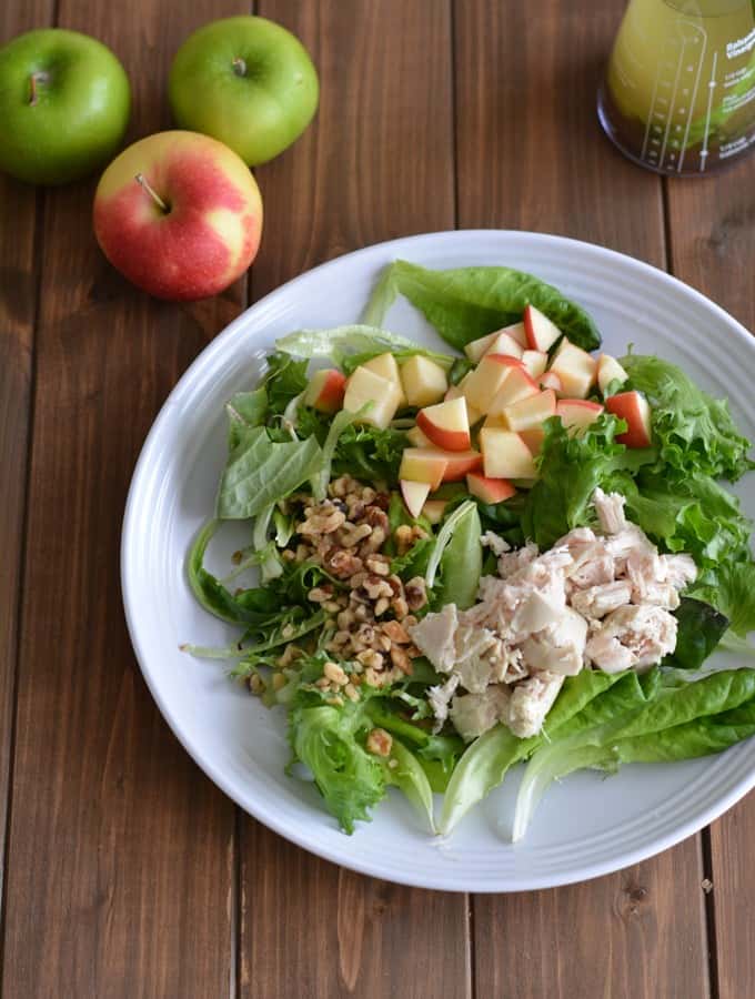 Apple walnut salad