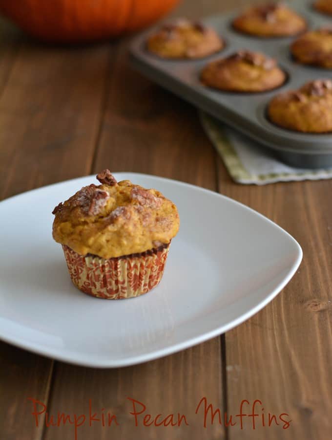 Pumpkin Pecan Muffins