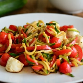 Zucchini Caprese Salad