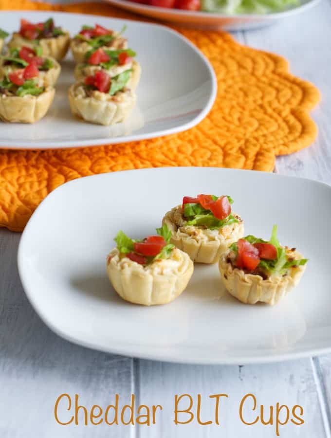 Cheddar BLT Cups