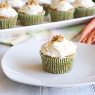 Whole Wheat Carrot Cupcakes