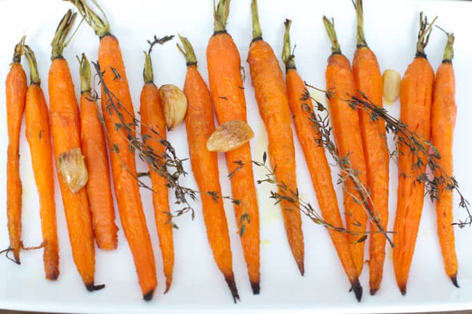 Roasted Garlic Carrots