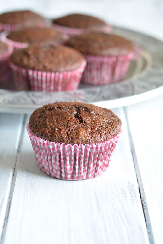 Whole Wheat Chocolate Muffins