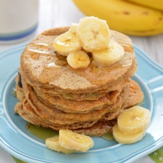 Whole Wheat Banana Pancakes