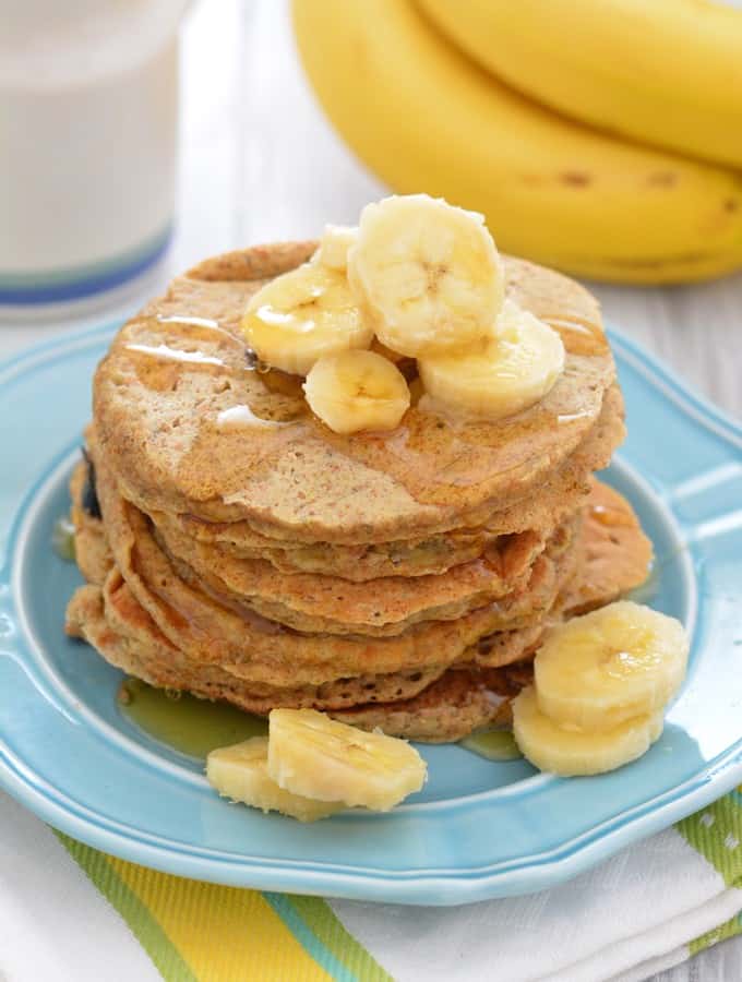Whole Wheat Banana Pancakes