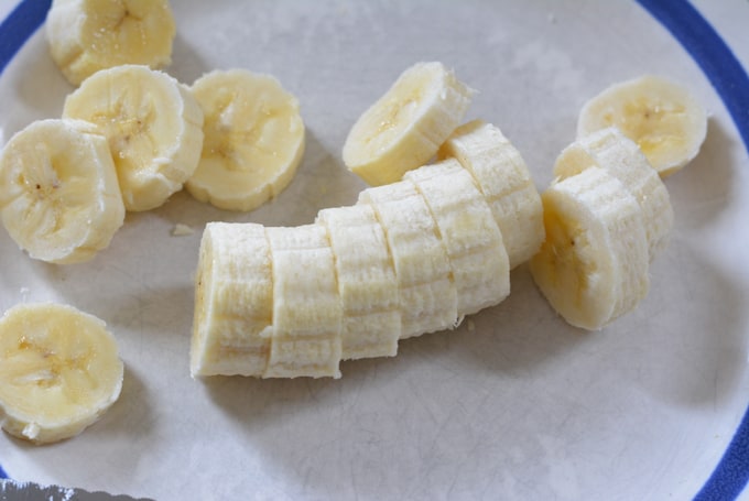 Lower Sugar Banana Bites