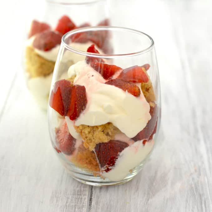 Strawberry Shortcake Parfait