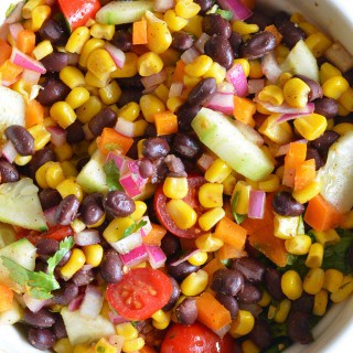 Black bean and corn salad