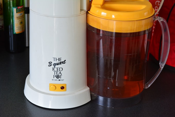 A Mr. Coffee ice tea maker.