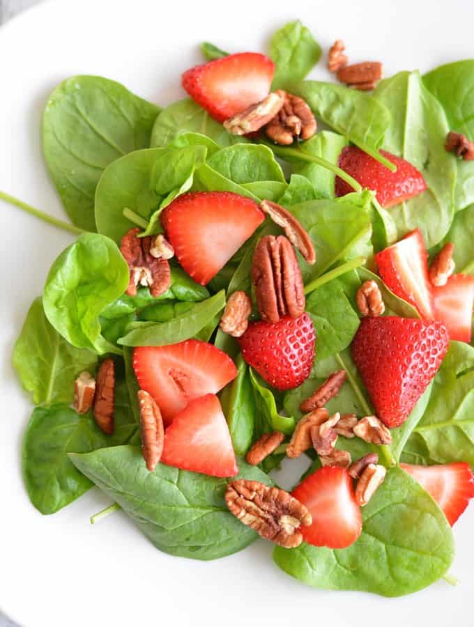 Strawberry Spinach Salad