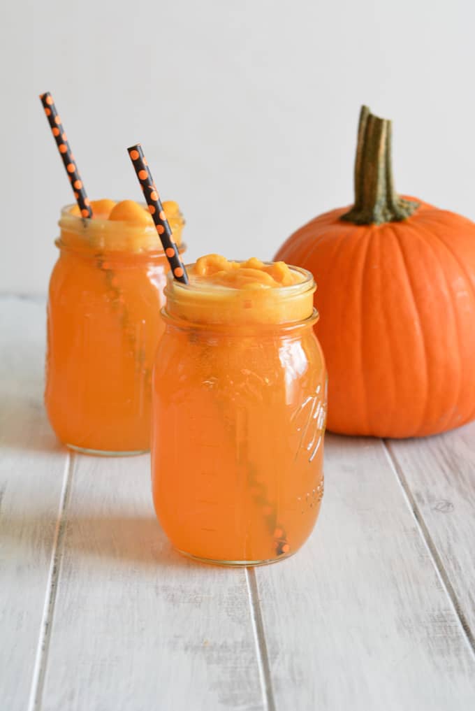 Kid-Friendly Hocus Pocus Halloween Punch - Nourished Simply