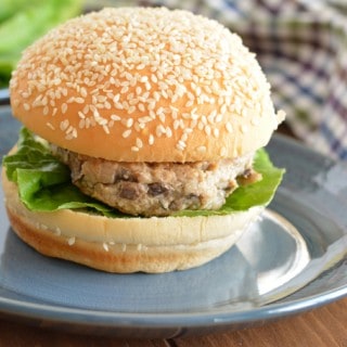 Gruyere Mushroom Turkey Burgers