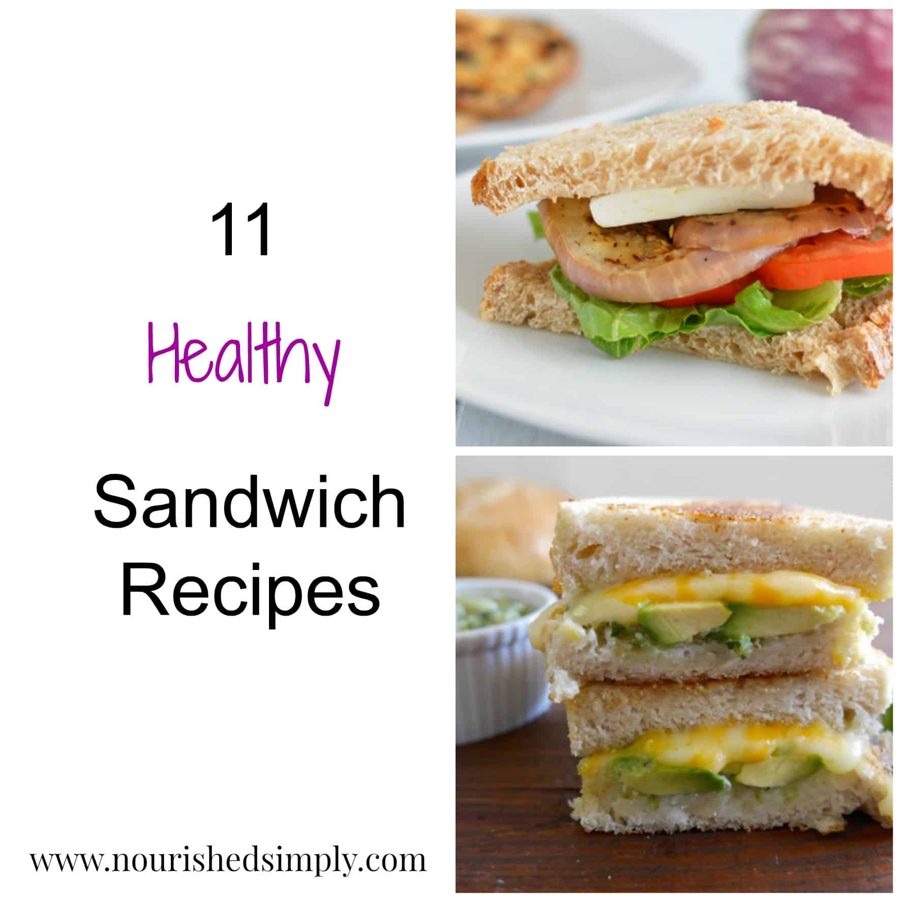 11 Healthy Sandwich Recipes