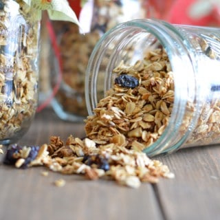 Maple Cranberry Walnut Granola a perfect holiday gift.