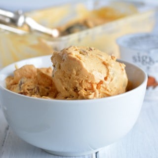 Pumpkin Praline Frozen Yogurt