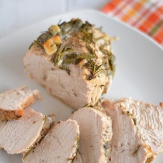 Herbed Roasted Turkey Breast is a quick and easy alternative to cooking a whole turkey this Thanksgiving.