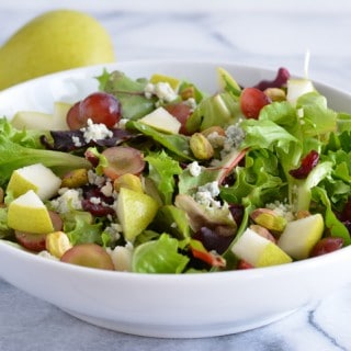 Cosi's Signature Salad Copycat version in a white bowl.