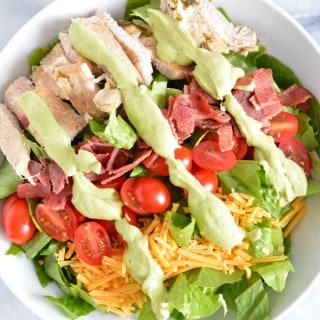 Turkey California Club Salad