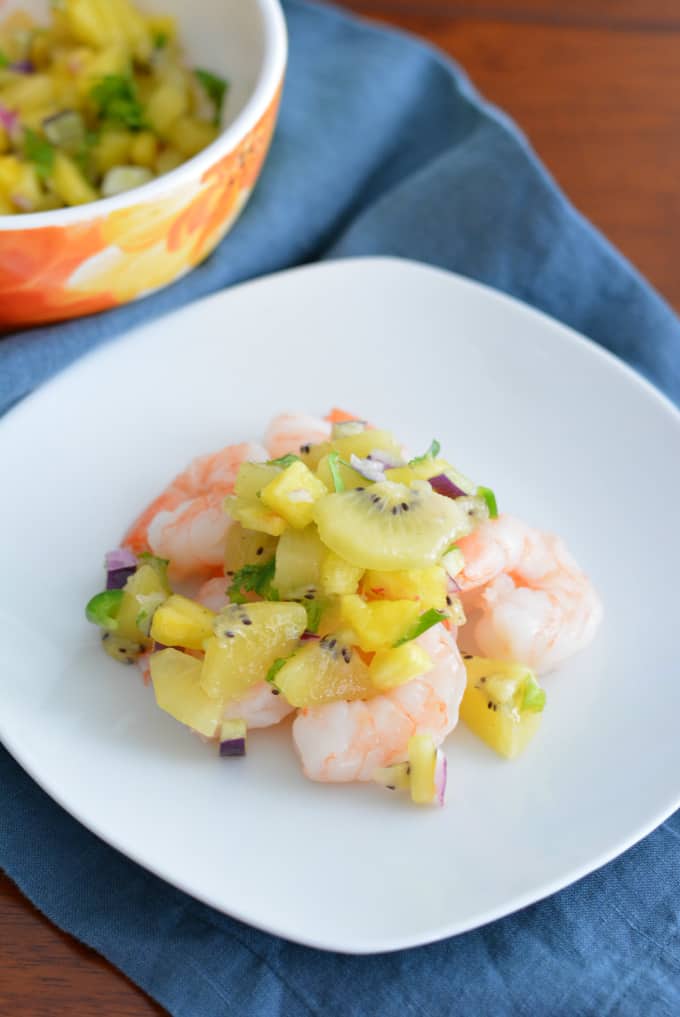 Kiwi Pineapple Salsa is a rich source of vitamins and minerals to add to any meal.