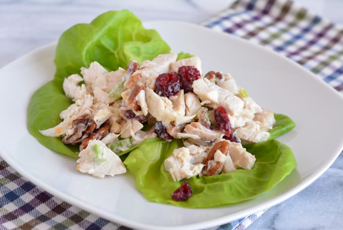 Cranberry Pecan Chicken Salad - Nourished Simply