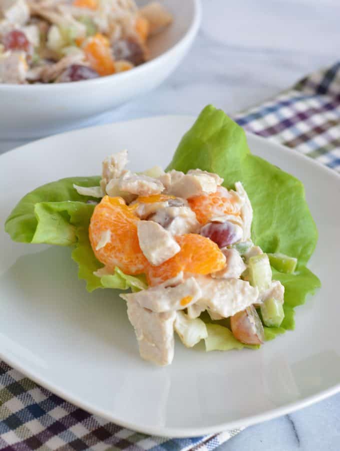 Summer chicken salad doesn't need to be eaten in summer only. Enjoy this fruit loaded chicken salad anytime.