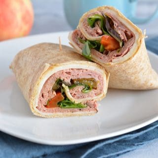 Roast Beef Italiano Wrap uses Sabra Spreads, a lower calorie spread that contains 75% less fat and 1 gram of protein.