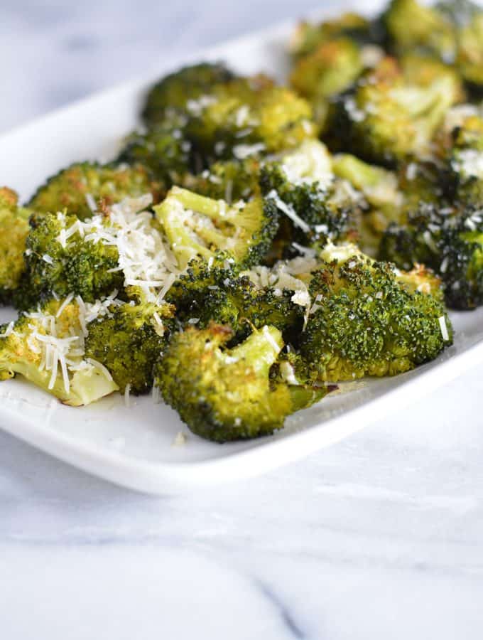 Roasted Broccoli with Parmigiano Reggiano Cheese