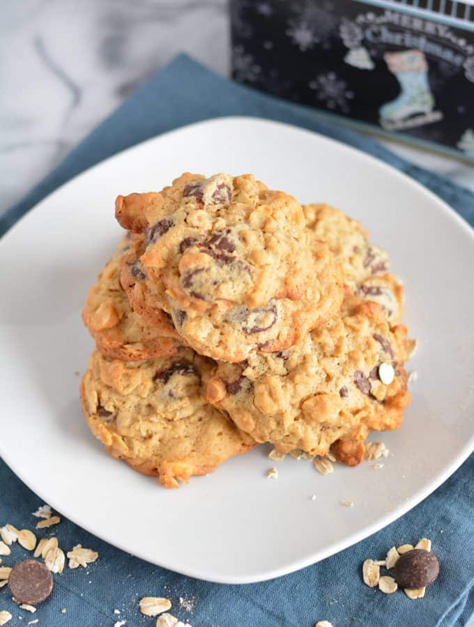 Peanut Butter Chocolate Chip Cookies are like having three cookies in one.