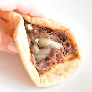 Classic Philly Cheese Steak Pita Sandwich gives you less total carbs than the traditional roll.