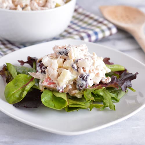 Turkey, Walnut, Apple & Cranberry Salad