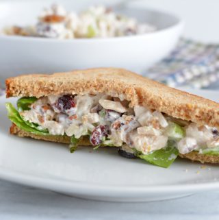 Chicken Salad with Pecan and Cranberries